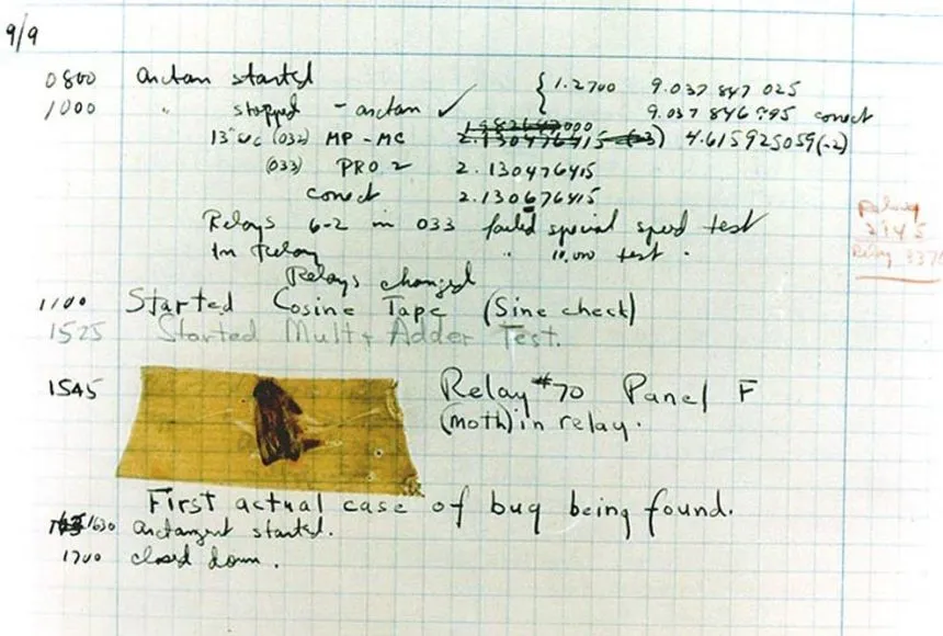 The first bug report