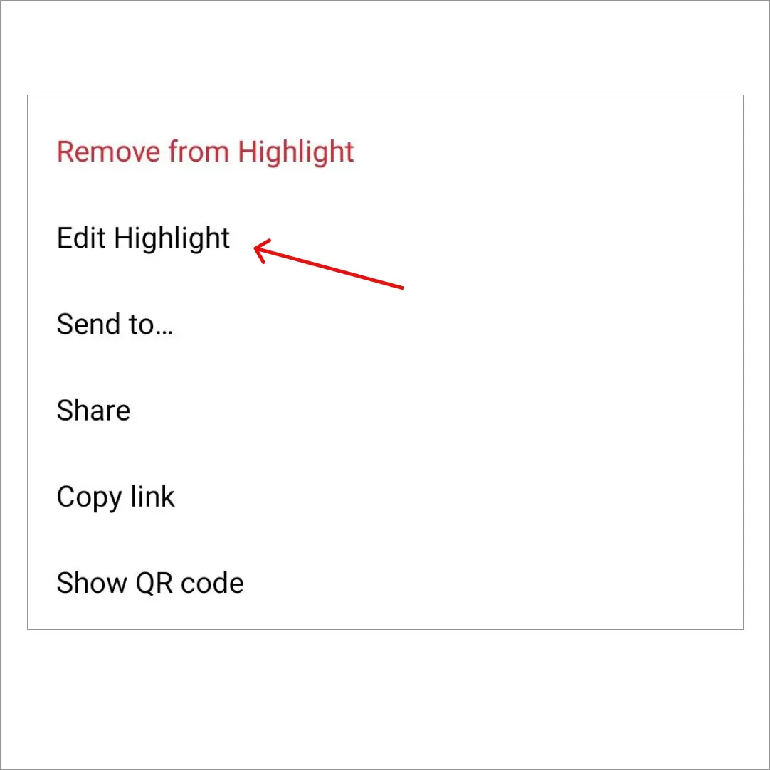 How to edit highlights on Instagram: stage 3