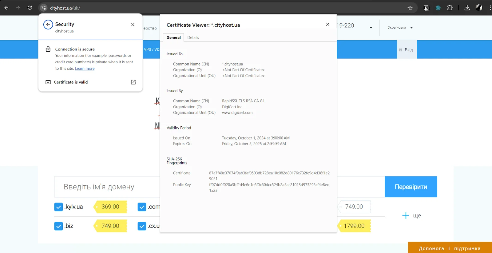 How to find out if a website has an SSL certificate and where to view it