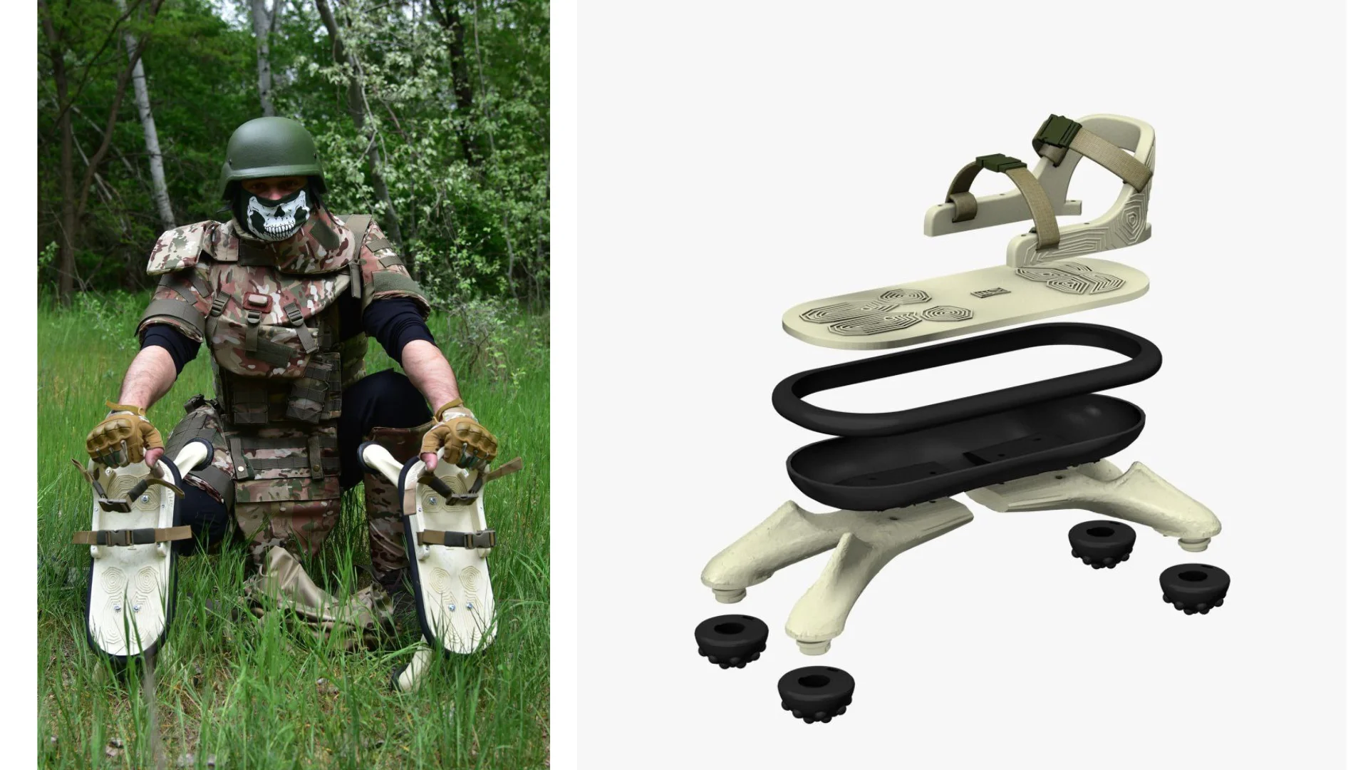 Professional equipment for sappers Anti mine Boots