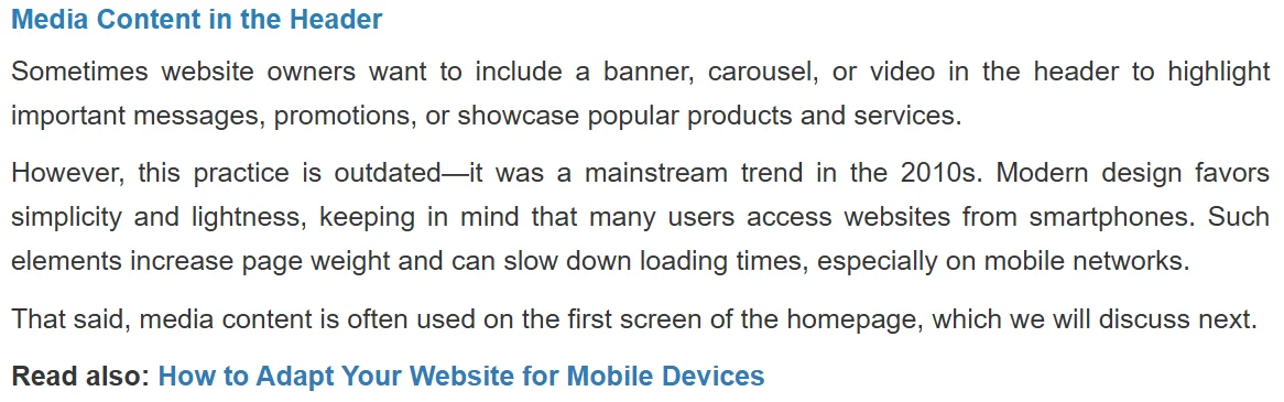 Block Read also — the simplest personalization on websites