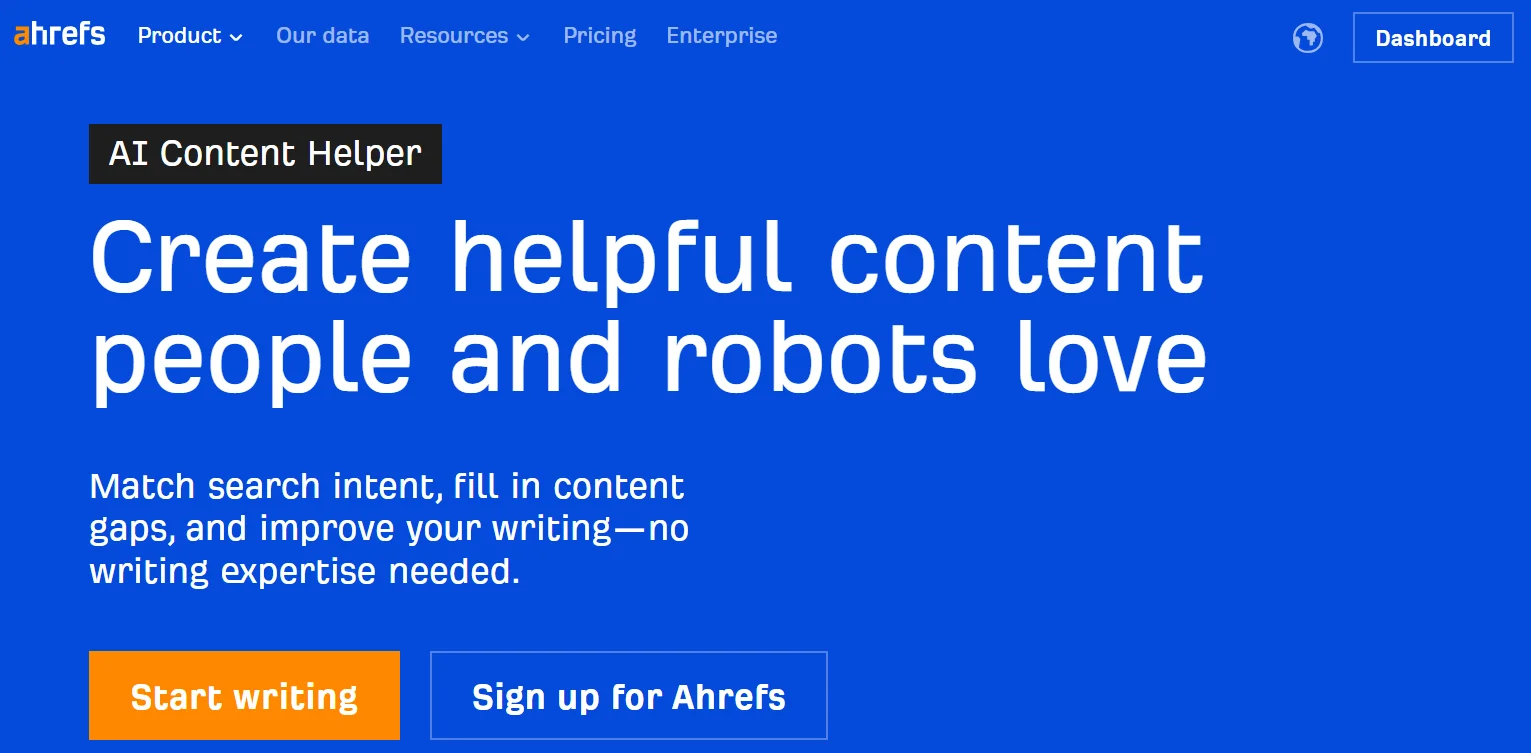 Найкращий сервіс для SEO зі штучним інтелектом Ahrefs