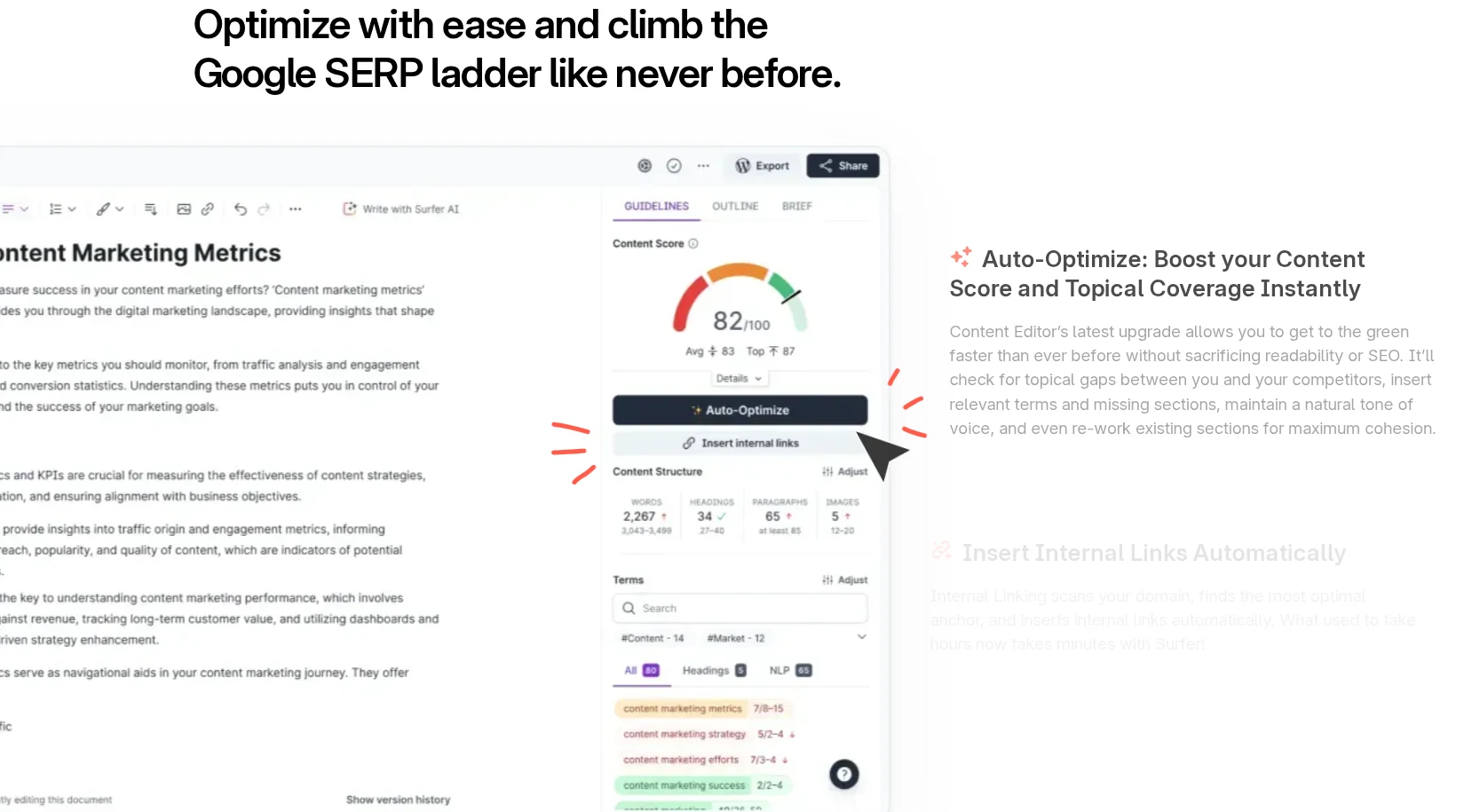 ИИ-сервис для оптимизации сайтов Surfer SEO