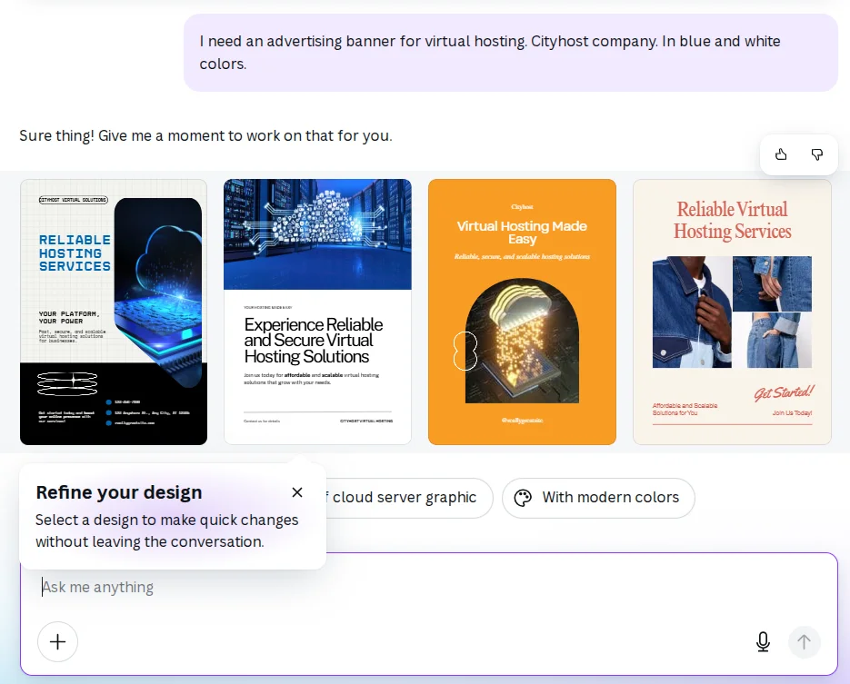 Приклади використання штучного інтелекту на платформі Canva