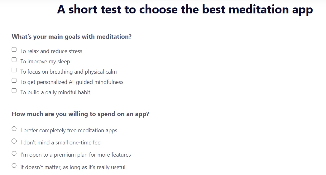 The WordPress plugin Quiz And Survey Master allows you to quickly create a test for your site