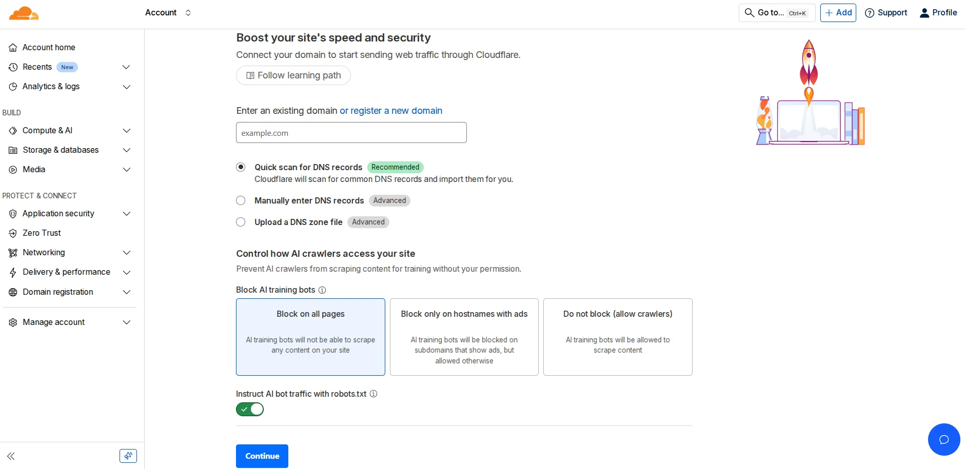 Подключение сайта к сервису для защиты Cloudflare