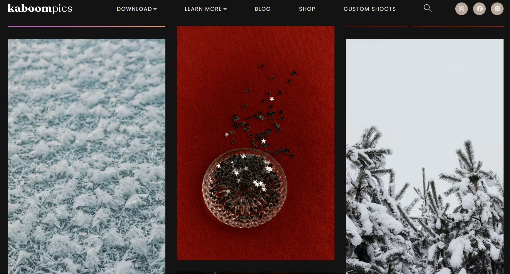 Kaboompics является одним из лучших бесплатных фотостоков для соцсетей