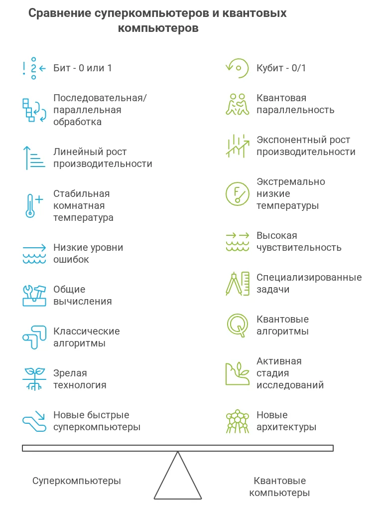 Разбираем, чем квантовый компьютер отличается от суперкомпьютера
