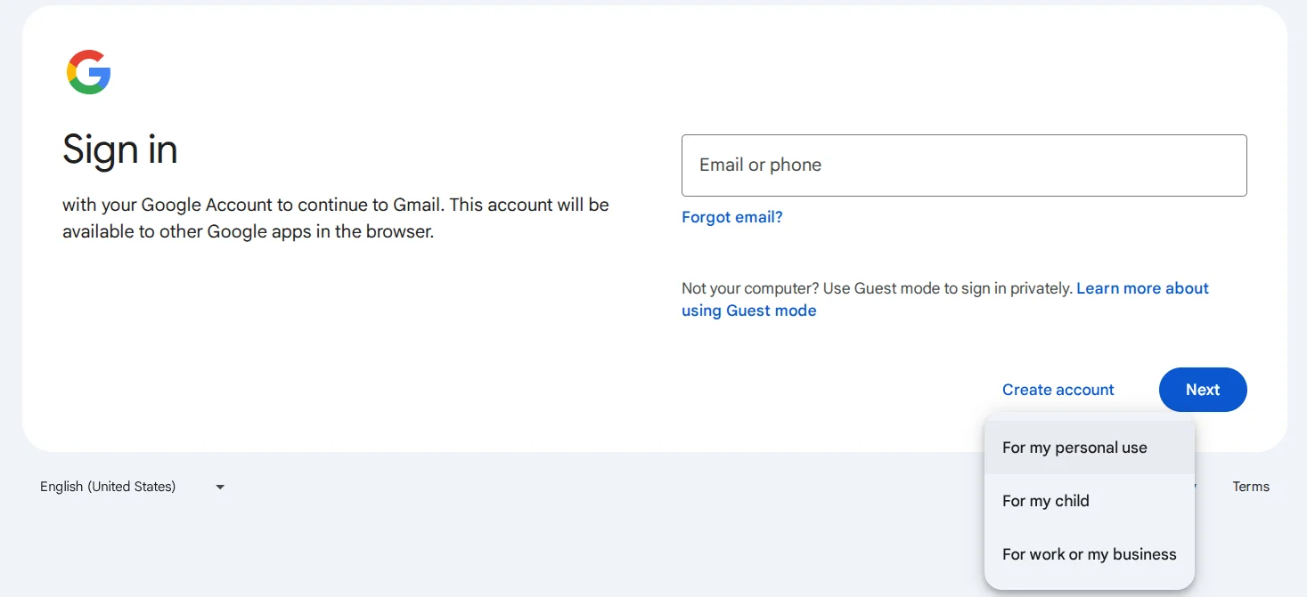 Tworzenie konta Google od podstaw