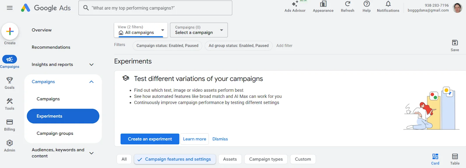 Проведение A/B тестирования на YouTube через Google Ads