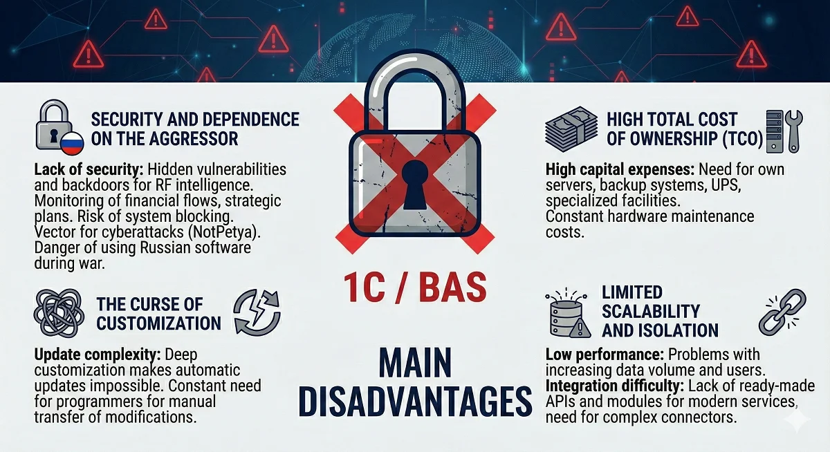 Why you shouldn't use the 1C program