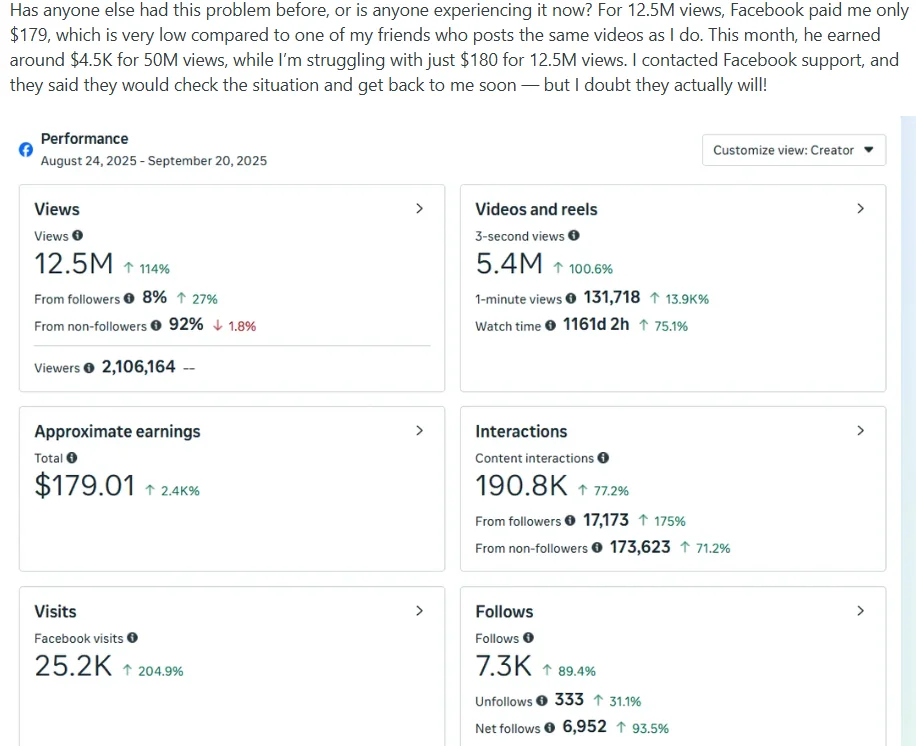 Пользователь рассказывает о своем заработке с англоязычного Facebook