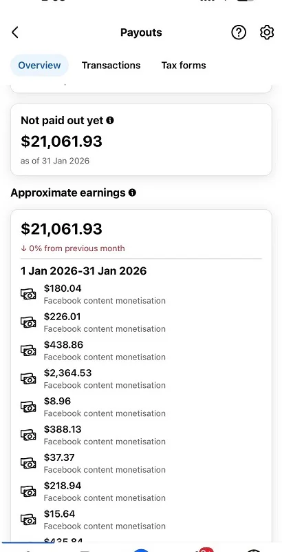 Доход пользователя на Facebook с 10 страниц превысил 21 000 долларов