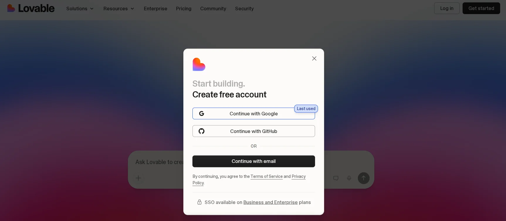 Ways to Register on the Vibe Coding Platform Lovable
