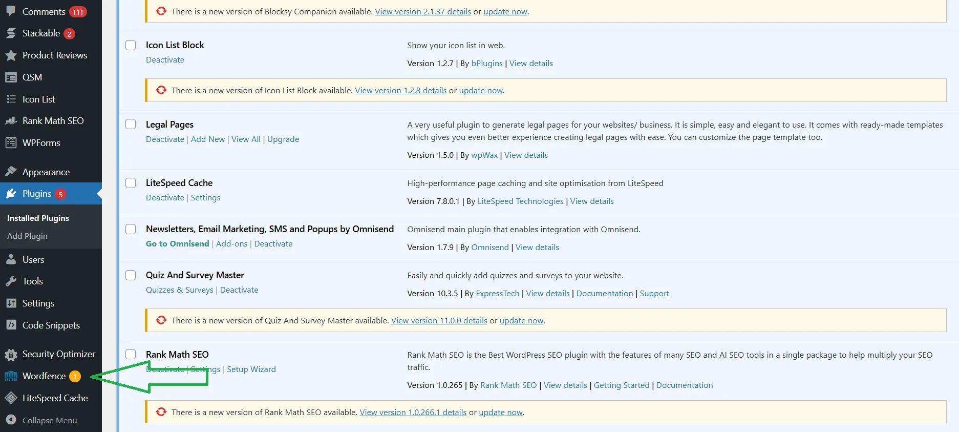 Де знайти налаштування плагіну для WordPress