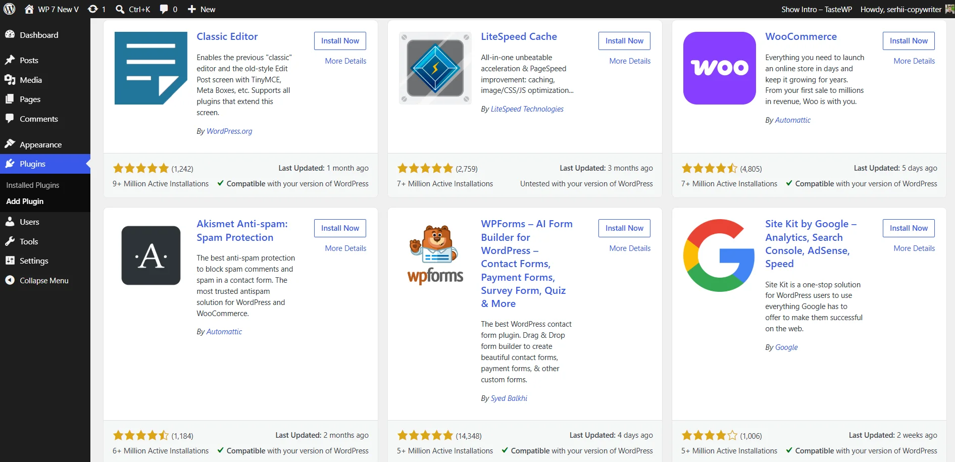 Offizielles WordPress-Repository mit Plugins