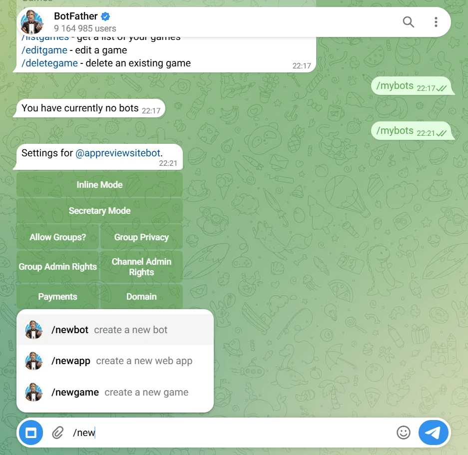 Создание Telegram бота для использования информационного агента в Make