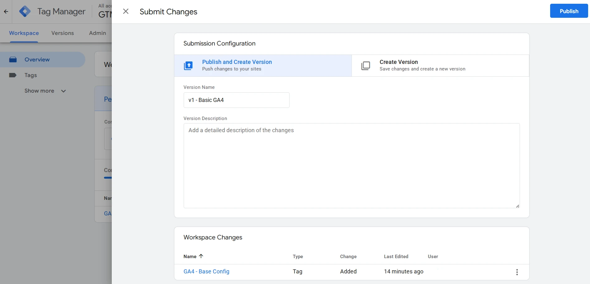Как активировать Google Analytics 4 в Google Tag Manager