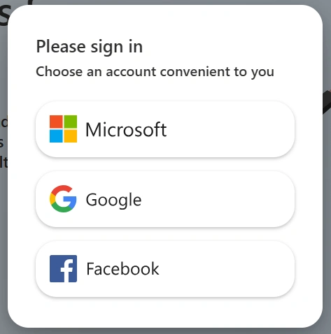 Authorization methods on Bing Webmaster Tools platform