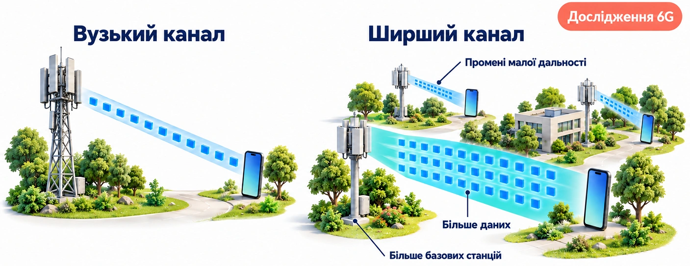 Пояснення надвисокої швидкості інтернету з 6G