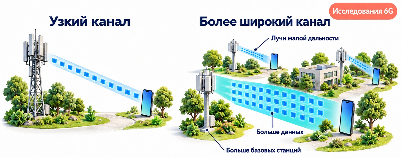 Объяснение сверхвысокой скорости интернета с 6G